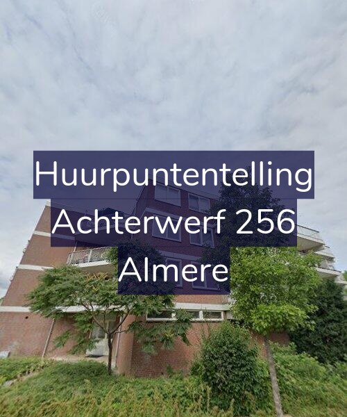 Foto gevel Huurpuntentelling voor Achterwerf 256, Almere