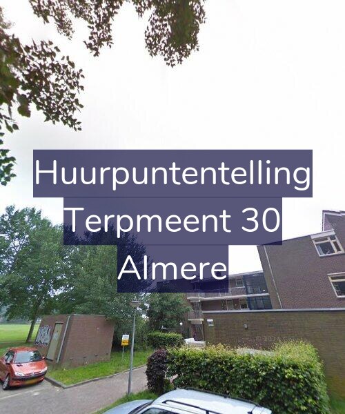 Foto gevel Huurpuntentelling voor Terpmeent 30, Almere