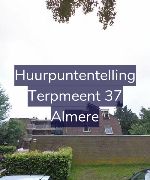 Foto gevel Huurpuntentelling voor Terpmeent 37, Almere
