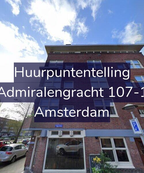 Foto gevel Huurpuntentelling voor Admiralengracht 107-1, Amsterdam