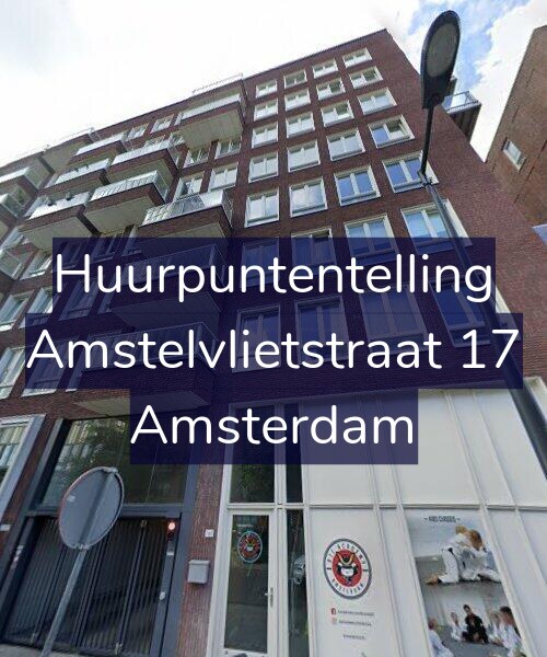 Foto gevel Huurpuntentelling voor Amstelvlietstraat 17, Amsterdam