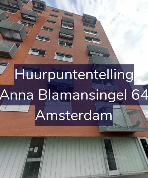 Foto gevel Huurpuntentelling voor Anna Blamansingel 64, Amsterdam