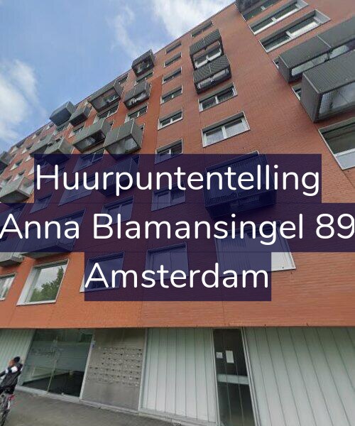 Foto gevel Huurpuntentelling voor Anna Blamansingel 89, Amsterdam