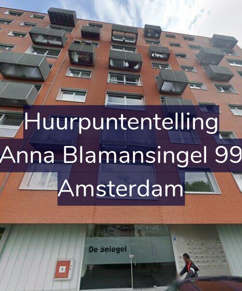 Foto gevel Huurpuntentelling voor Anna Blamansingel 99, Amsterdam