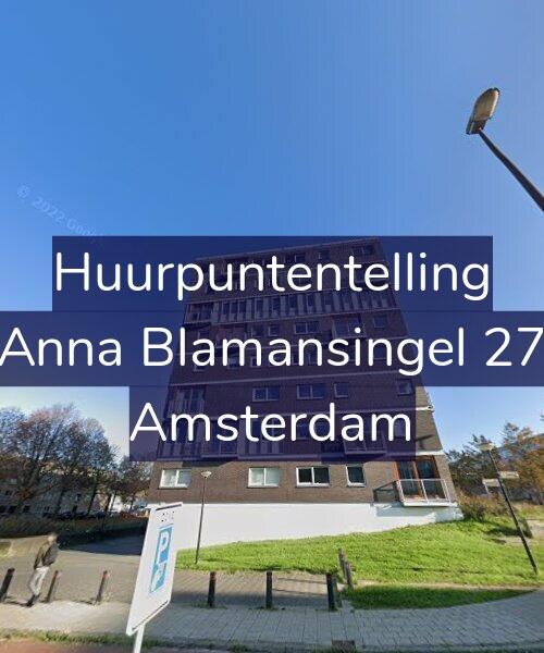 Foto gevel Huurpuntentelling voor Anna Blamansingel 27, Amsterdam