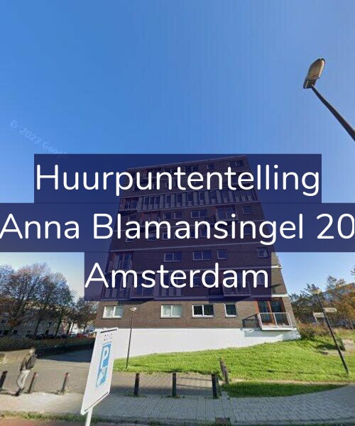 Foto gevel Huurpuntentelling voor Anna Blamansingel 20, Amsterdam