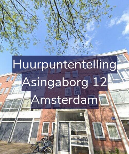 Foto gevel Huurpuntentelling voor Asingaborg 12, Amsterdam