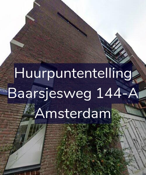 Foto gevel Huurpuntentelling voor Baarsjesweg 144-A, Amsterdam