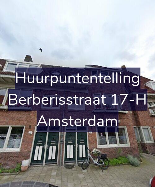 Foto gevel Huurpuntentelling voor Berberisstraat 17-H, Amsterdam