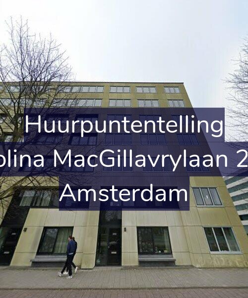 Foto gevel Huurpuntentelling voor Carolina MacGillavrylaan 2168, Amsterdam