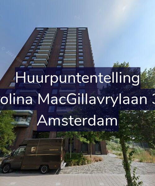 Foto gevel Huurpuntentelling voor Carolina MacGillavrylaan 371, Amsterdam