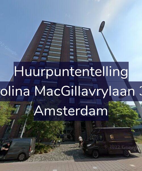 Foto gevel Huurpuntentelling voor Carolina MacGillavrylaan 327, Amsterdam