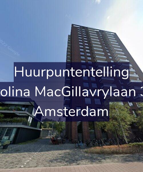 Foto gevel Huurpuntentelling voor Carolina MacGillavrylaan 365, Amsterdam