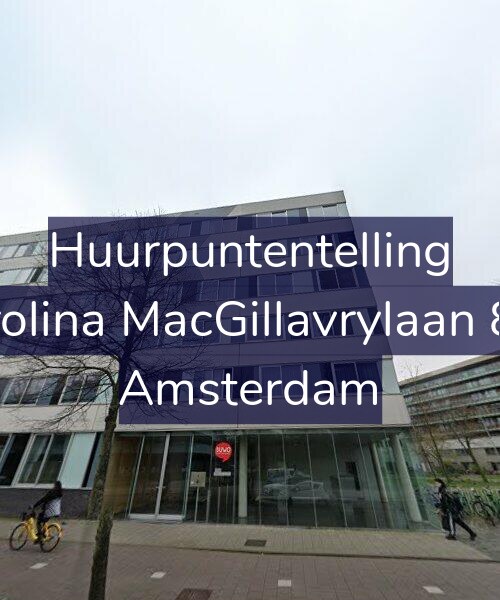 Foto gevel Huurpuntentelling voor Carolina MacGillavrylaan 822, Amsterdam