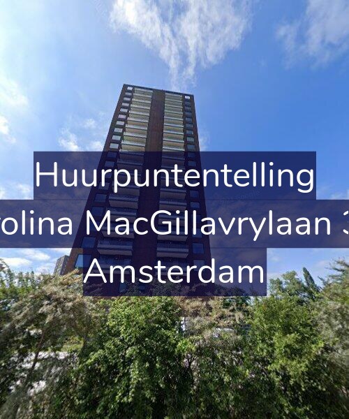 Foto gevel Huurpuntentelling voor Carolina MacGillavrylaan 339, Amsterdam