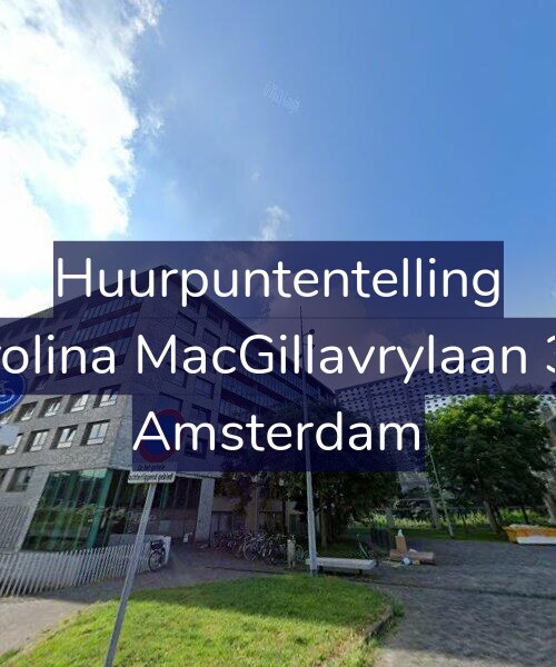 Foto gevel Huurpuntentelling voor Carolina MacGillavrylaan 326, Amsterdam