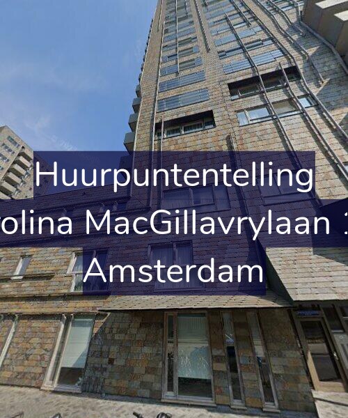 Foto gevel Huurpuntentelling voor Carolina MacGillavrylaan 123, Amsterdam