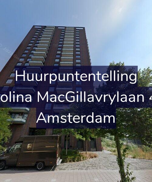 Foto gevel Huurpuntentelling voor Carolina MacGillavrylaan 485, Amsterdam