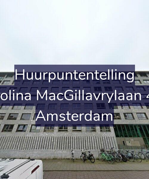 Foto gevel Huurpuntentelling voor Carolina MacGillavrylaan 414, Amsterdam