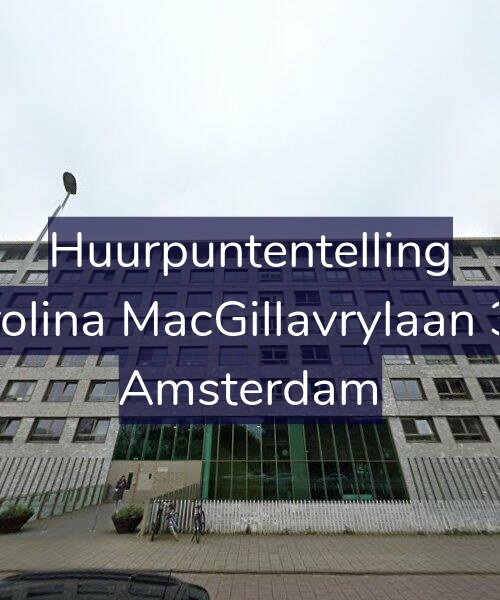 Foto gevel Huurpuntentelling voor Carolina MacGillavrylaan 392, Amsterdam