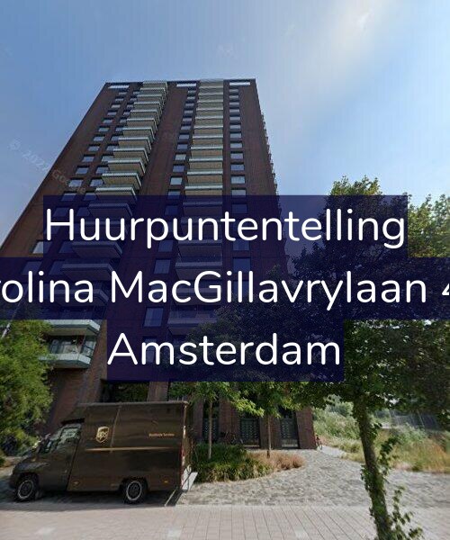 Foto gevel Huurpuntentelling voor Carolina MacGillavrylaan 403, Amsterdam