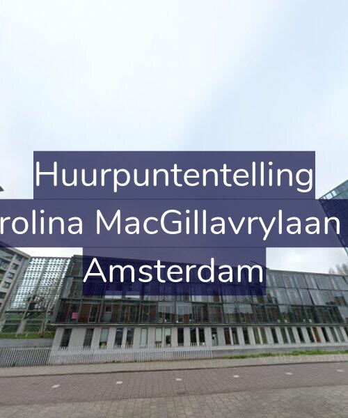 Foto gevel Huurpuntentelling voor Carolina MacGillavrylaan 10, Amsterdam