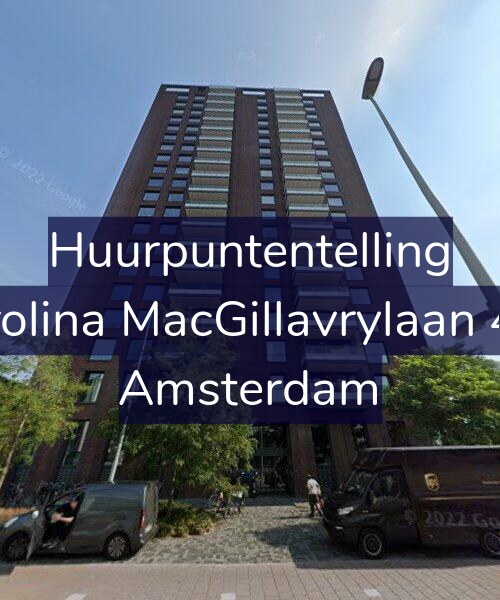 Foto gevel Huurpuntentelling voor Carolina MacGillavrylaan 401, Amsterdam
