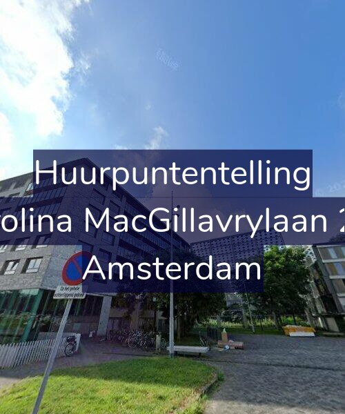 Foto gevel Huurpuntentelling voor Carolina MacGillavrylaan 288, Amsterdam