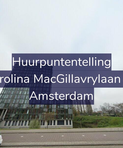 Foto gevel Huurpuntentelling voor Carolina MacGillavrylaan 92, Amsterdam