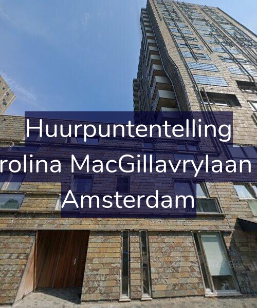 Foto gevel Huurpuntentelling voor Carolina MacGillavrylaan 81, Amsterdam
