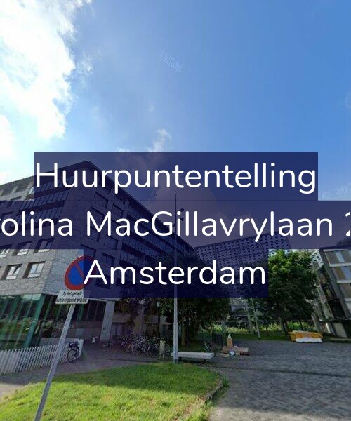 Foto gevel Huurpuntentelling voor Carolina MacGillavrylaan 294, Amsterdam