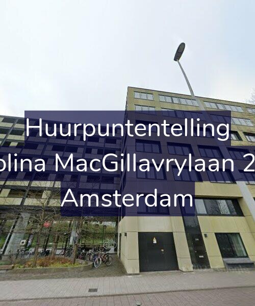 Foto gevel Huurpuntentelling voor Carolina MacGillavrylaan 2180, Amsterdam