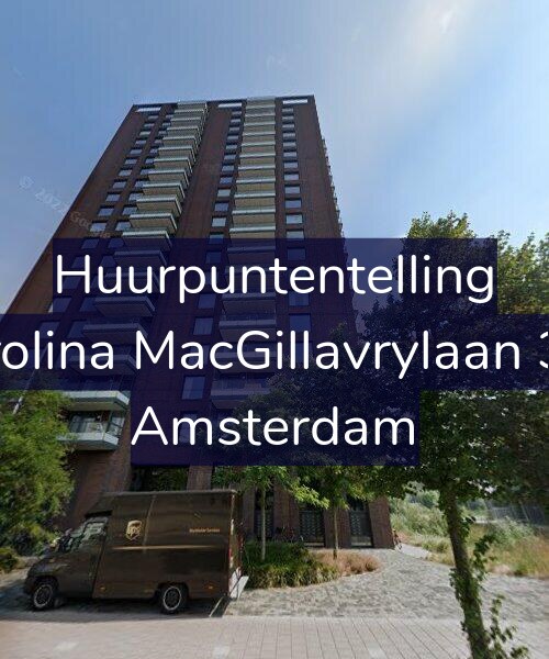 Foto gevel Huurpuntentelling voor Carolina MacGillavrylaan 373, Amsterdam