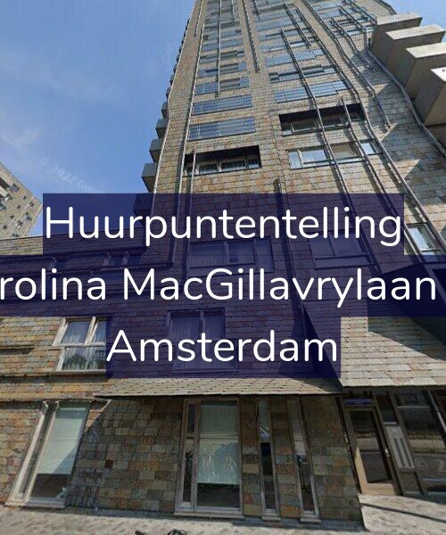Foto gevel Huurpuntentelling voor Carolina MacGillavrylaan 97, Amsterdam