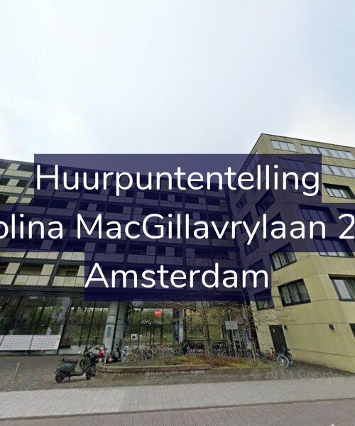 Foto gevel Huurpuntentelling voor Carolina MacGillavrylaan 2280, Amsterdam