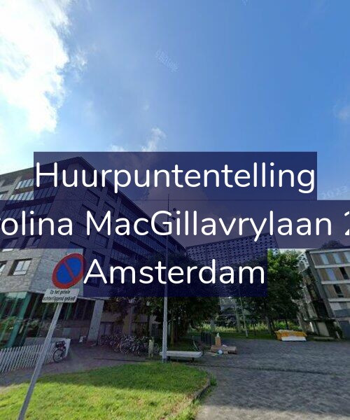 Foto gevel Huurpuntentelling voor Carolina MacGillavrylaan 264, Amsterdam