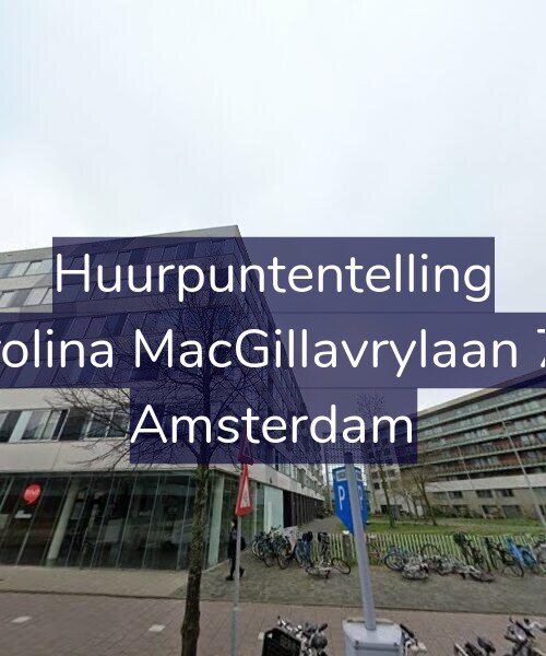 Foto gevel Huurpuntentelling voor Carolina MacGillavrylaan 746, Amsterdam