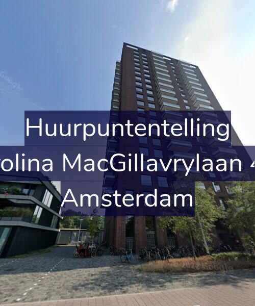 Foto gevel Huurpuntentelling voor Carolina MacGillavrylaan 443, Amsterdam