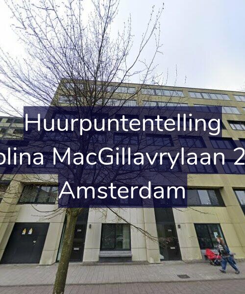 Foto gevel Huurpuntentelling voor Carolina MacGillavrylaan 2126, Amsterdam