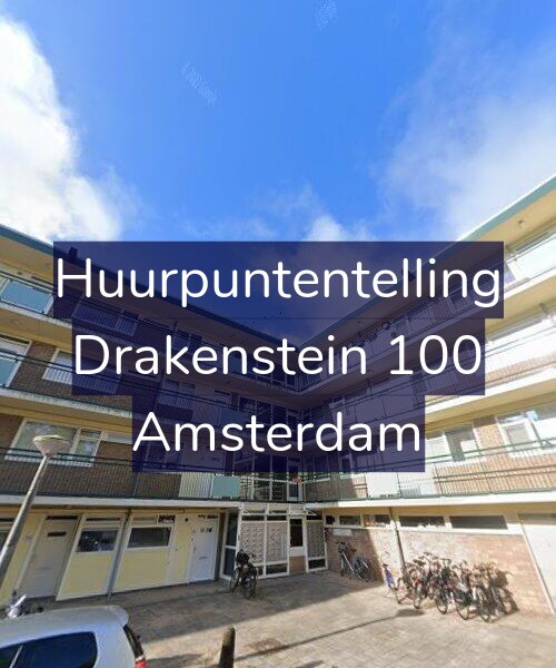 Foto gevel Huurpuntentelling voor Drakenstein 100, Amsterdam