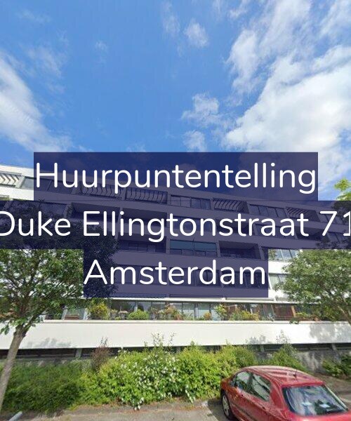 Foto gevel Huurpuntentelling voor Duke Ellingtonstraat 71, Amsterdam