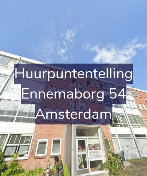 Foto gevel Huurpuntentelling voor Ennemaborg 54, Amsterdam