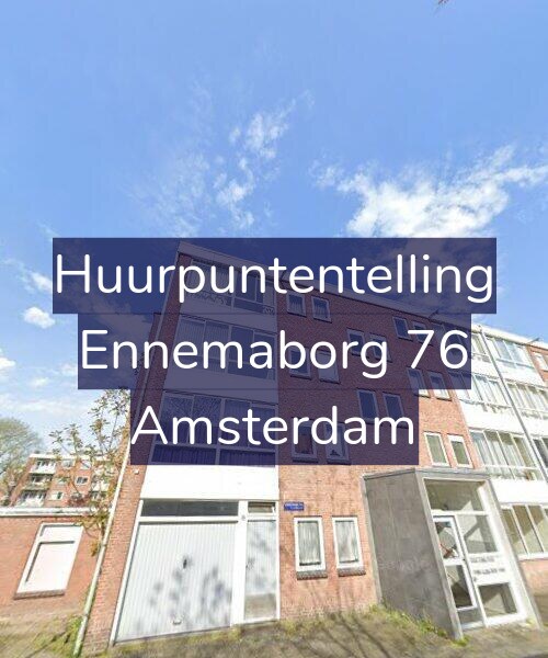 Foto gevel Huurpuntentelling voor Ennemaborg 76, Amsterdam