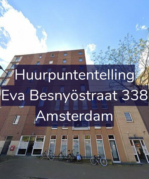 Foto gevel Huurpuntentelling voor Eva Besnyöstraat 338, Amsterdam