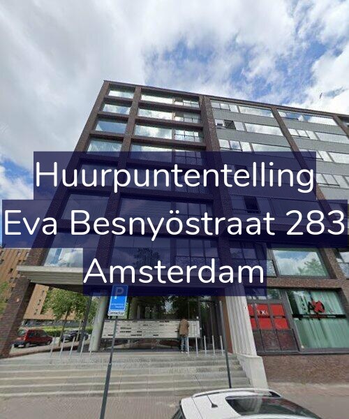 Foto gevel Huurpuntentelling voor Eva Besnyöstraat 283, Amsterdam