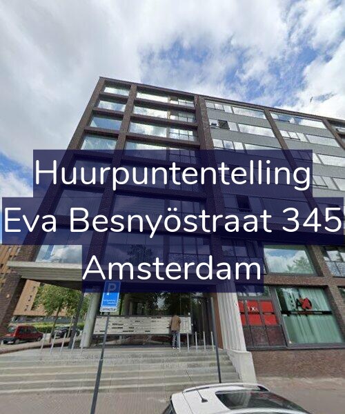 Foto gevel Huurpuntentelling voor Eva Besnyöstraat 345, Amsterdam