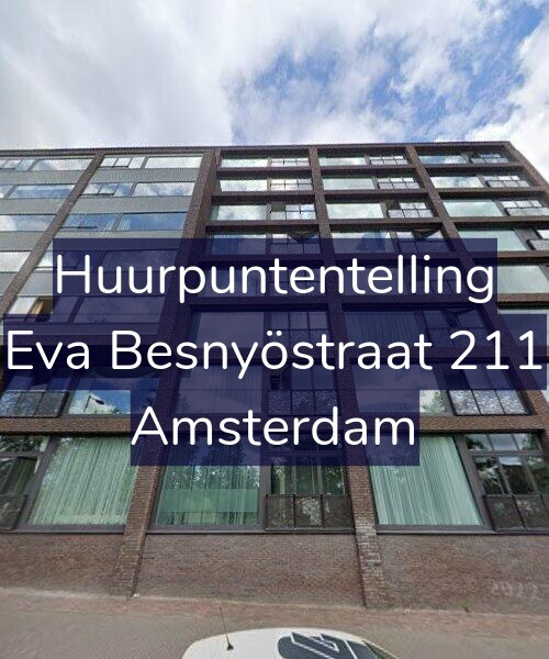 Foto gevel Huurpuntentelling voor Eva Besnyöstraat 211, Amsterdam