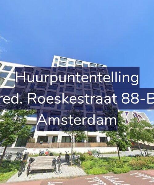 Foto gevel Huurpuntentelling voor Fred. Roeskestraat 88-B1, Amsterdam