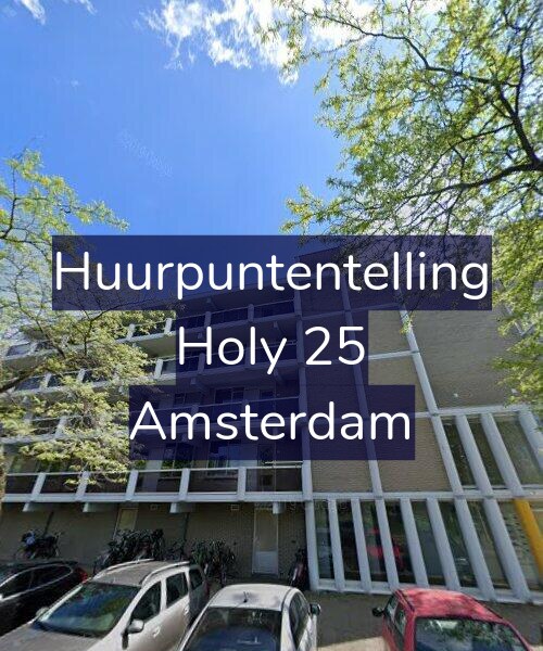 Foto gevel Huurpuntentelling voor Holy 25, Amsterdam