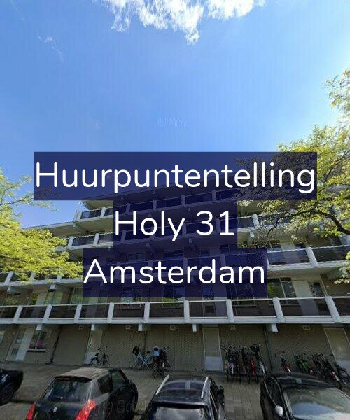 Foto gevel Huurpuntentelling voor Holy 31, Amsterdam